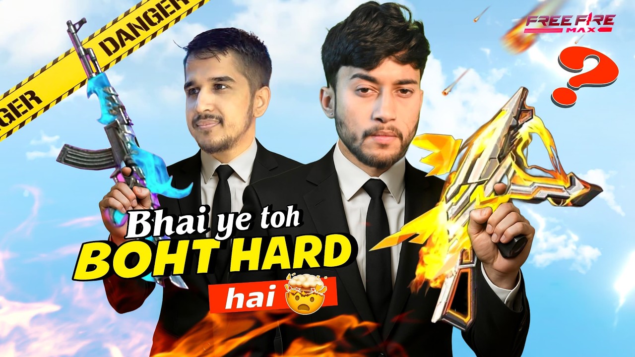 Badge99 & Amit Bhai😱 did a Hardest Challenge (Desi gamers) in Pro Lobby