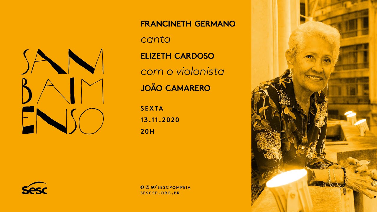 #SambaImenso: Francineth Germano canta Elizeth Cardoso