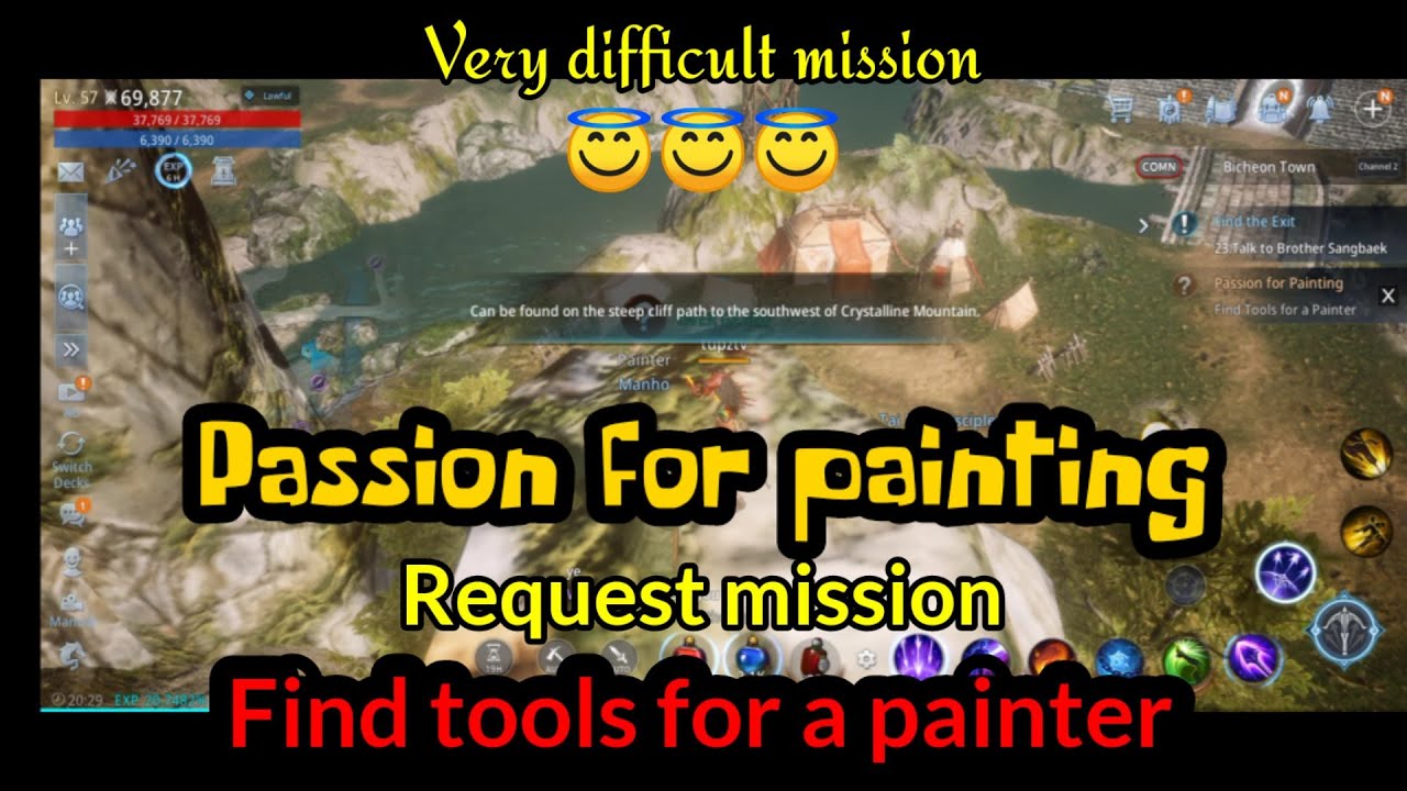 TUPZ TV MIR4 | PASSION FOR PAINTING | FND TOOLS FOR A PAINTER | REQUEST MISSION