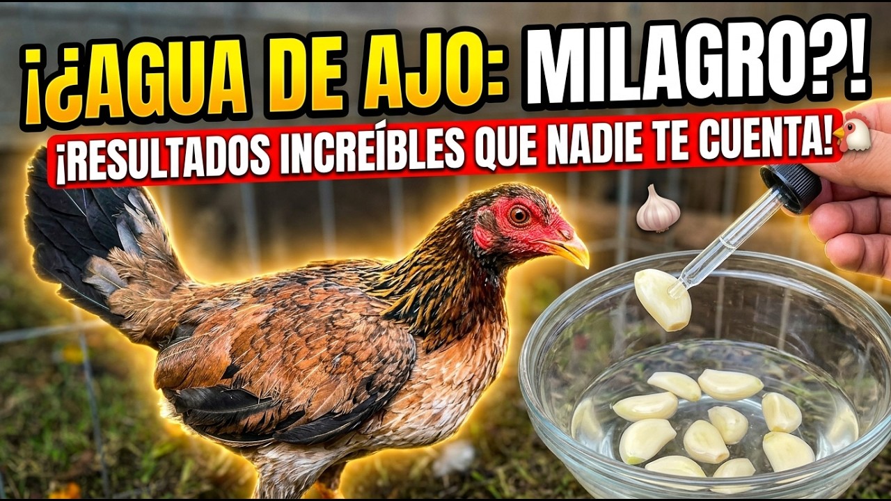 ¿Agua con Ajo para Gallinas? Los Increíbles Resultados que Nadie te Contó.
