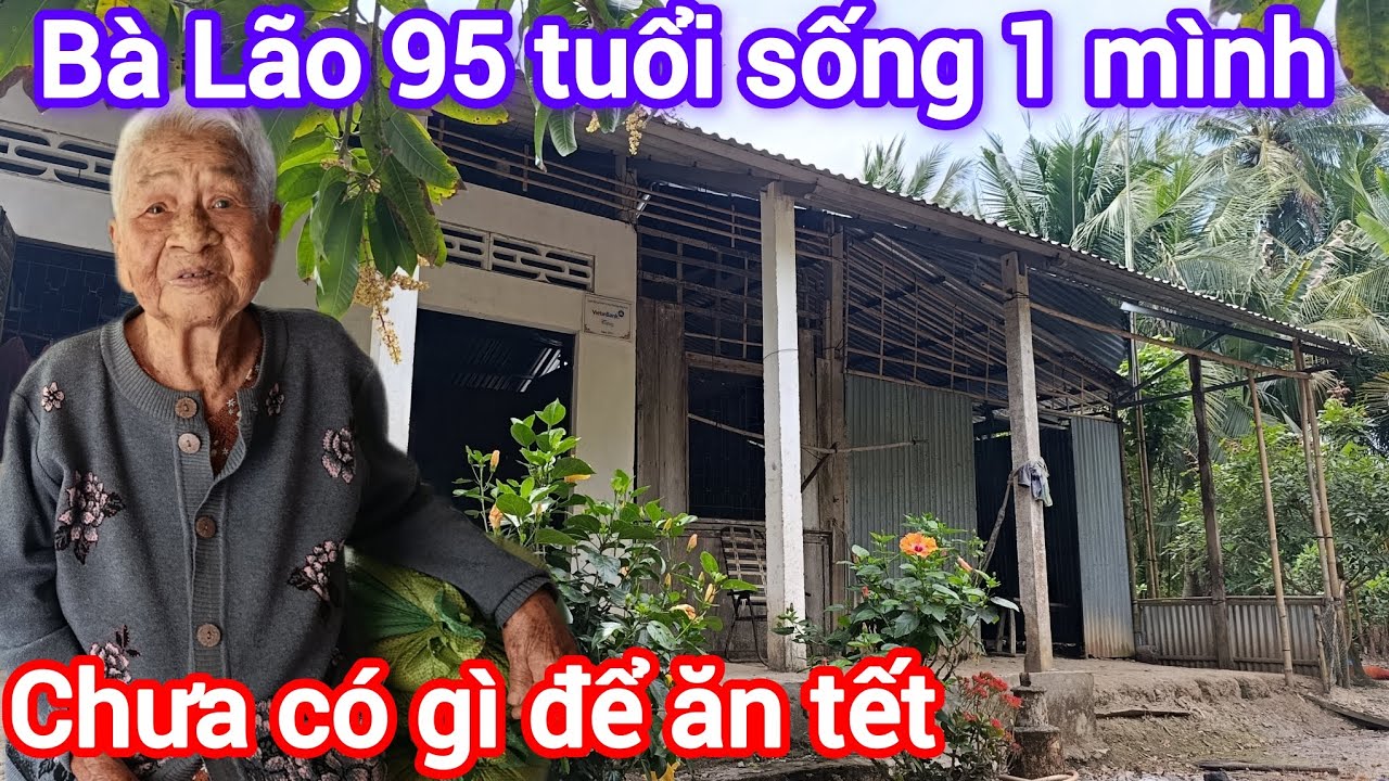 Bà lão 95 tuổi sống 1 mình , chưa có gì để ăn tết , dù có 6 người con 