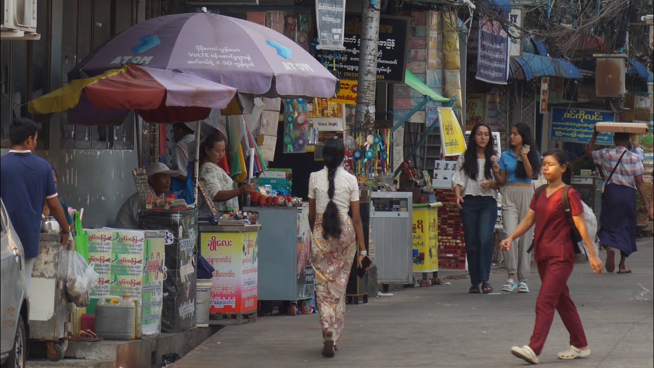 A Walk Through Yangon’s Vibrant Fresh Market 🇲🇲