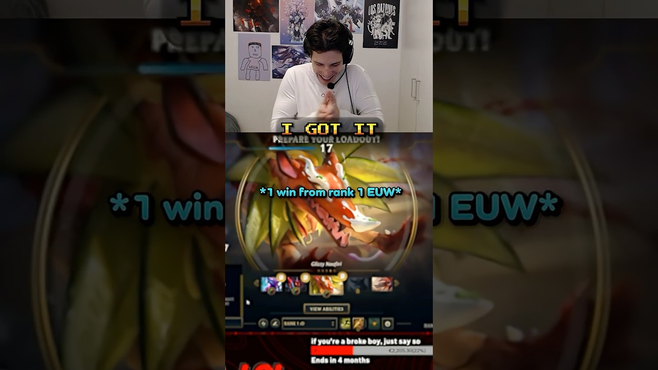 I GOT RANK 1 EUW 😎🏆