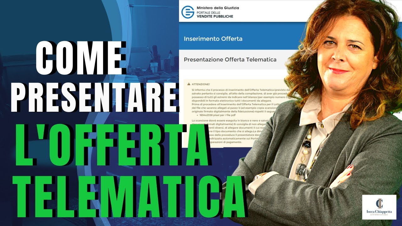 Offerta telematica e asta immobiliare