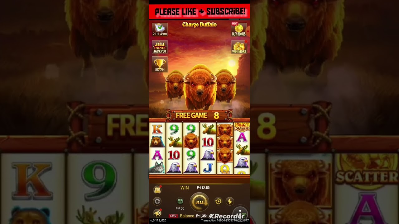Charge Buffalo retrigger @50 bet! #onlineslotqueen #nuebegaming #jili