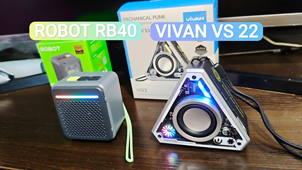 Perbandingan Speaker Bluetooth Robot RB40 Dan Vivan VS22