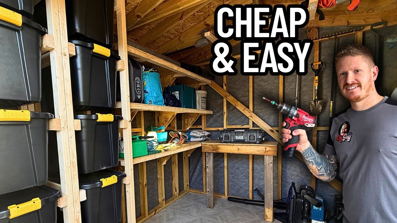 5 Genius Shed Storage Ideas You'll Wish You Built Sooner!