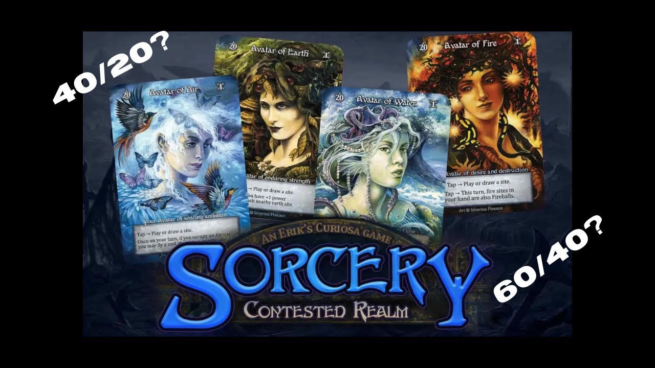 Sorcery TCG Discussion: Minimum Deck Sizes and Deck Construction! Is 50/30 or 60/40 Too Much??