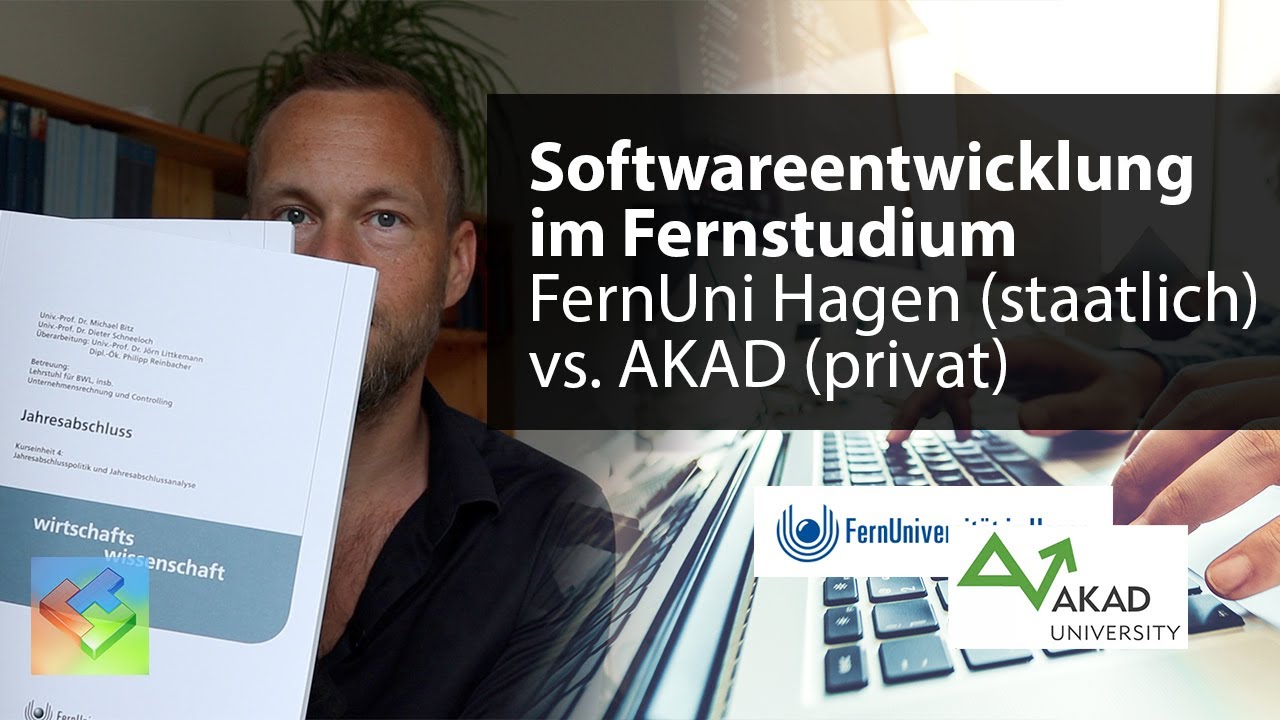 Fernstudium Softwareentwicklung: FernUni Hagen vs. AKAD - Informatik studieren berufsbegleitend