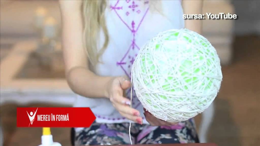 MEREU IN FORMA: Vaza de flori din sfoara