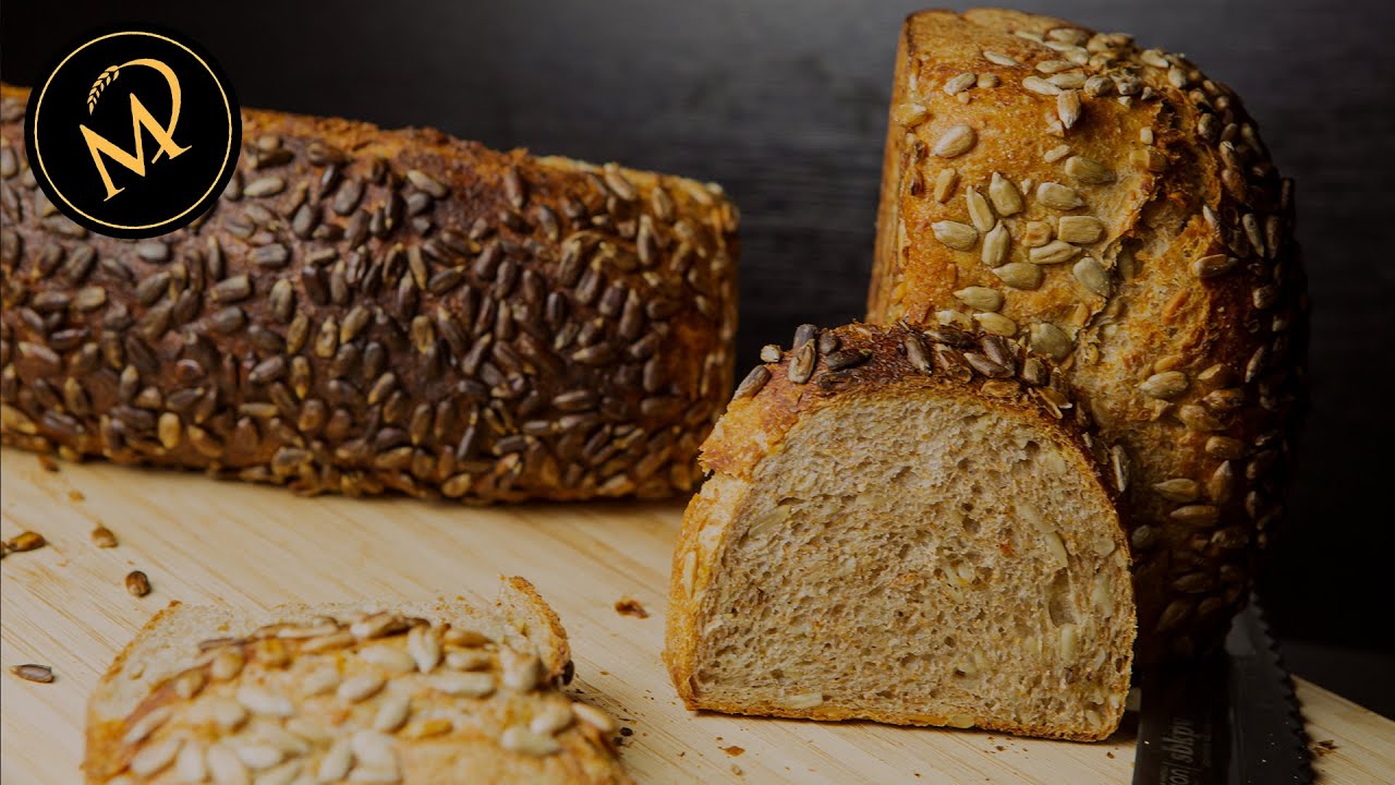 Sonnenblumenkern Vollkornbrot selber backen