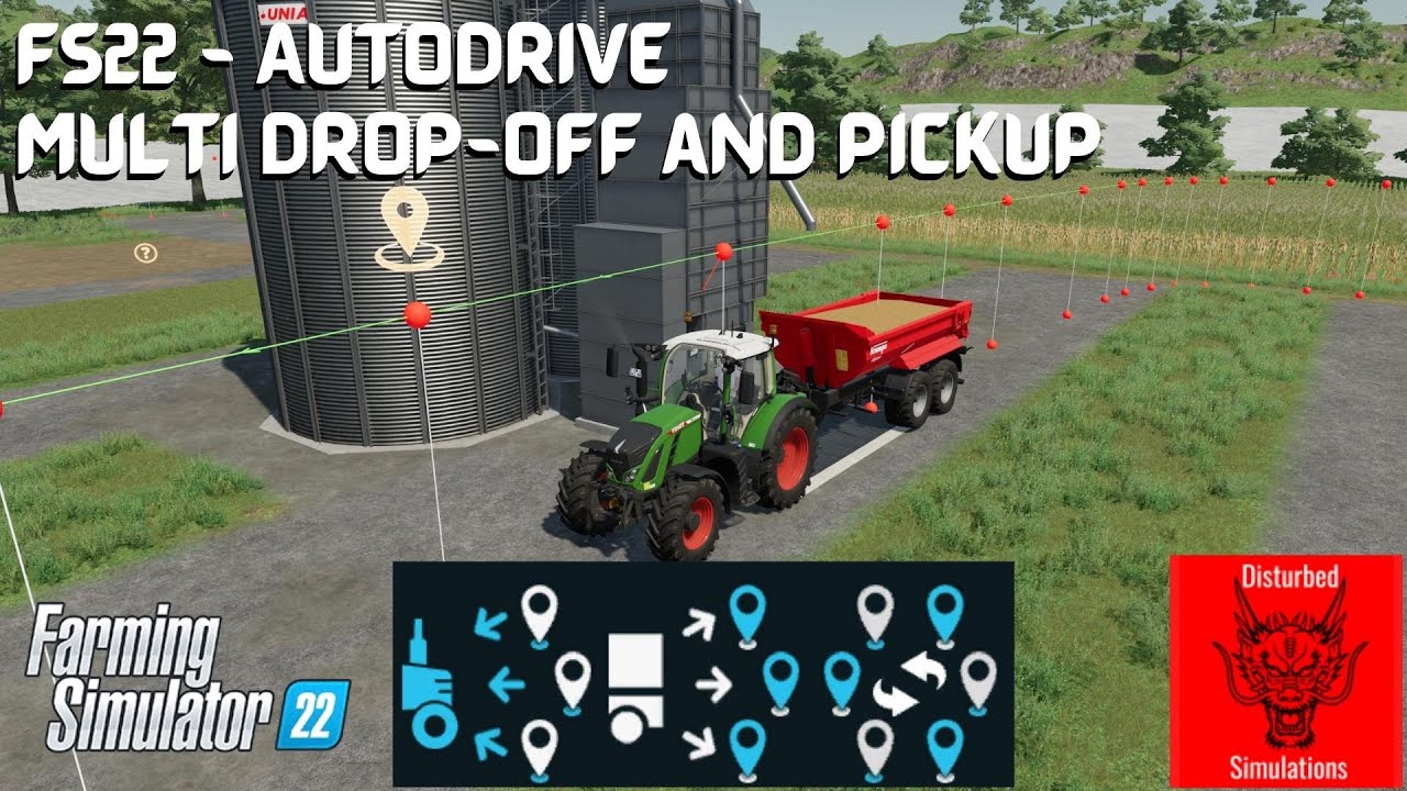 MULTI DROP-OFF and PICKUP | Autodrive | FS22