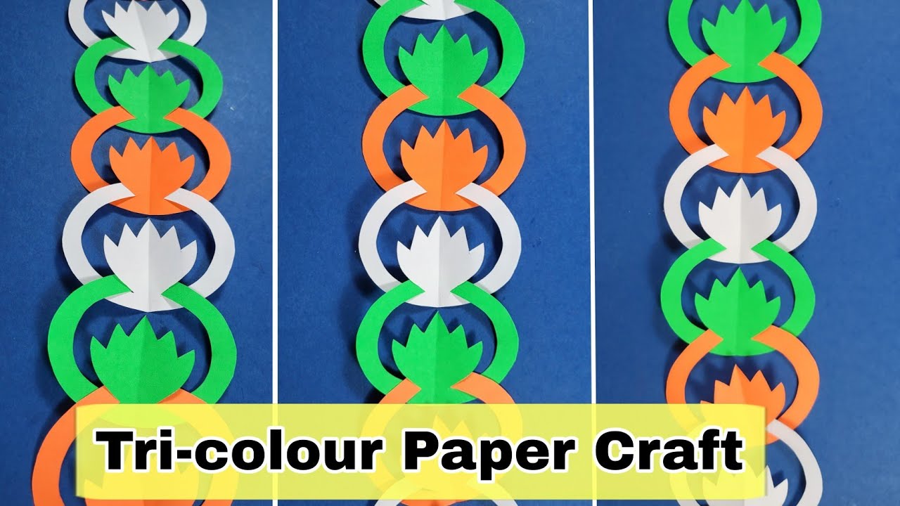 Tiranga Paper Cutting Decoration | Republic Day Special | Independence Day Craft