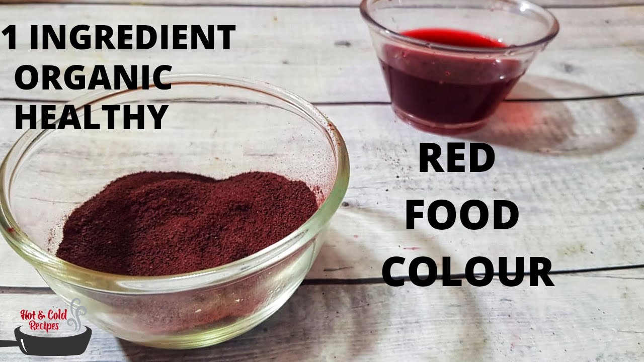 Organic Homemade Red Food Colour | No Chemicals | Healthy Food Color For Curry And juices | HotCold