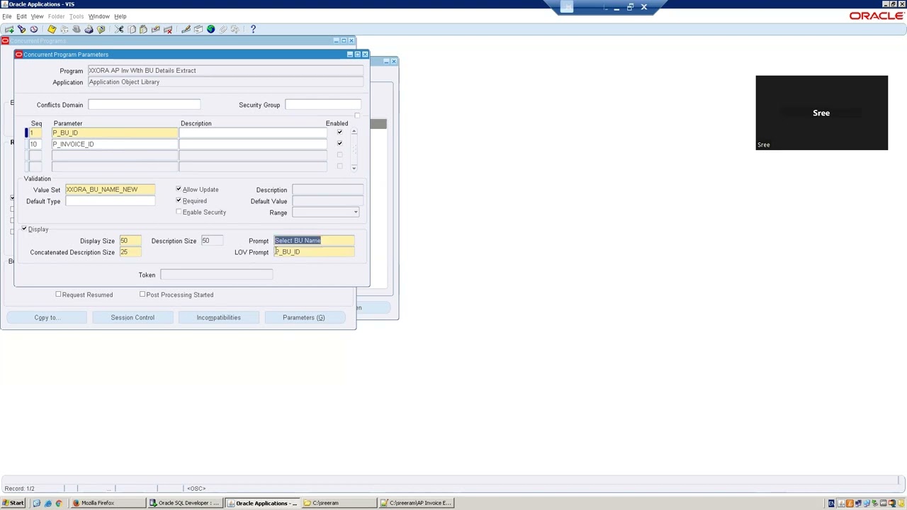 How to create PLSQL Based Concurrent Program With Dependent ValueSet - Oracle EBS R12.2.*