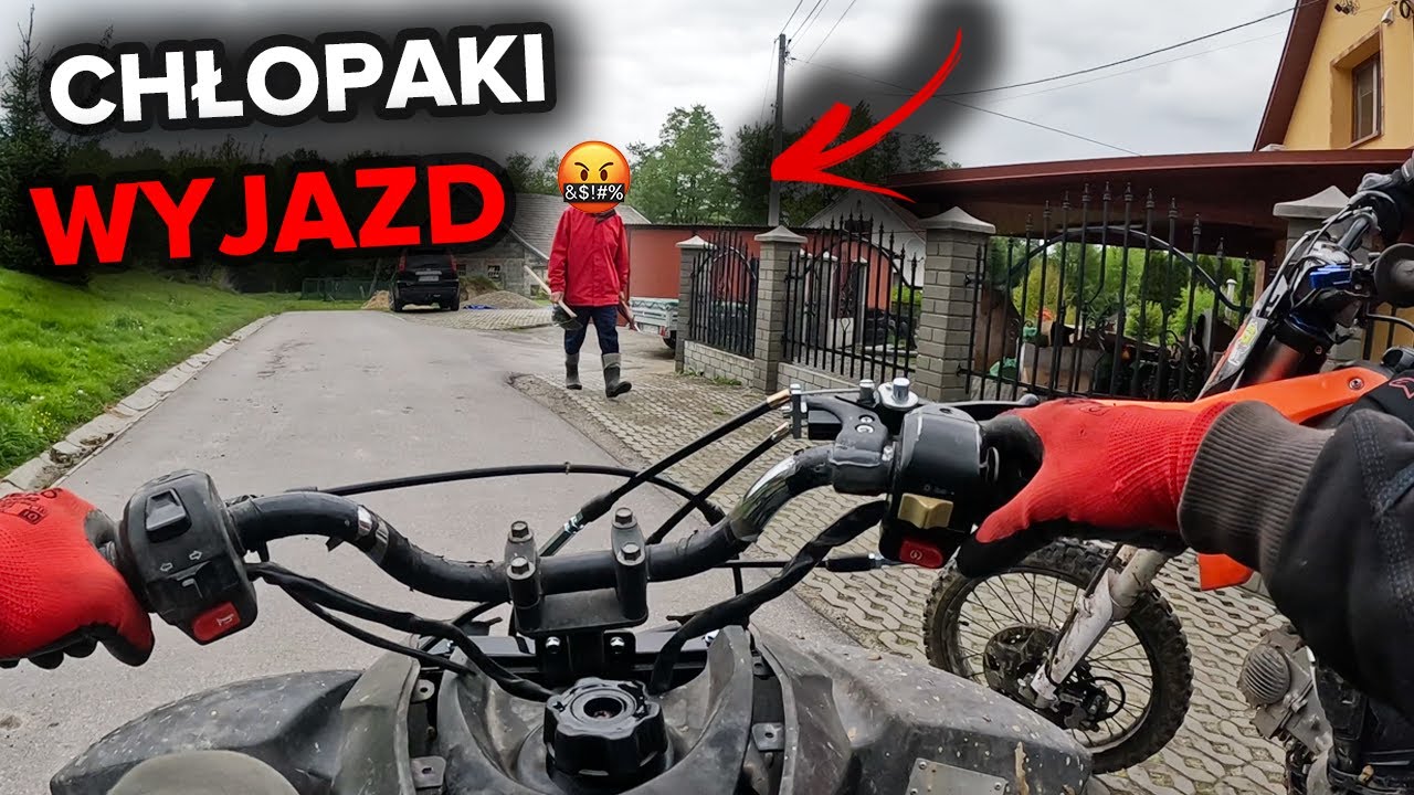Majster ZŁAMAŁ MOTO na terenie Angry People - Quad 125 *SWAP* Moretti 170