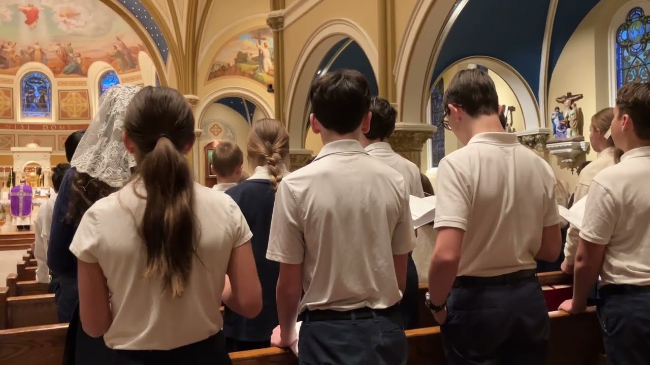 Ember Day in Advent at St. Thomas School: Kyrie Eleison
