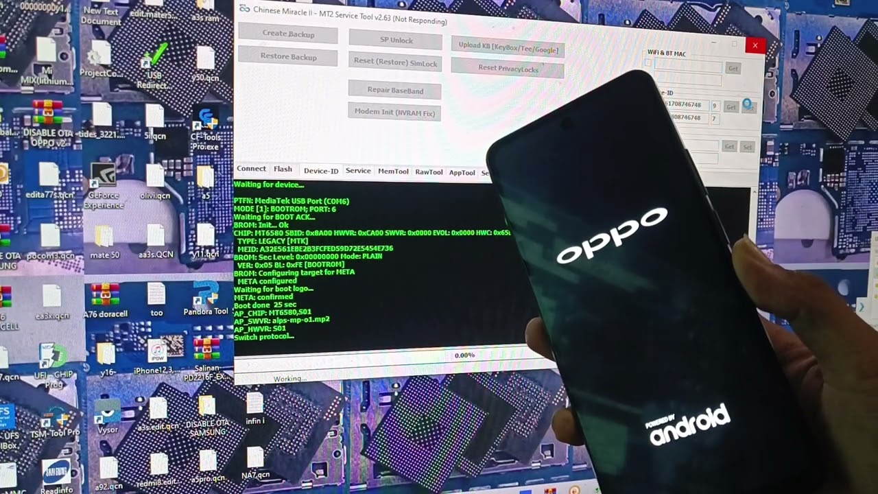 Repair imei oppo reno 12 5g versi cina