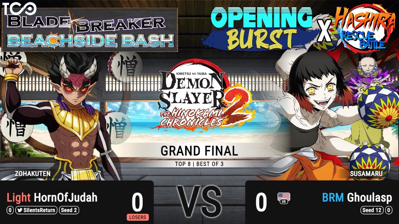 Grand Finals BRM| Ghoulasp v LT| HornOfJudah -Opening Burst 2025- Demon Slayer Hinokami Chronicles 2