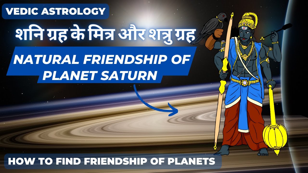 Friends of Saturn in Vedic Astrology. Shani grah ke mitra. शनि ग्रह के मित्र| #saturn #astro