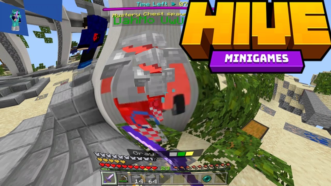 Hive Skywars Funny Moments #1|| Hive Skywars Minecraft Bedrock Edition