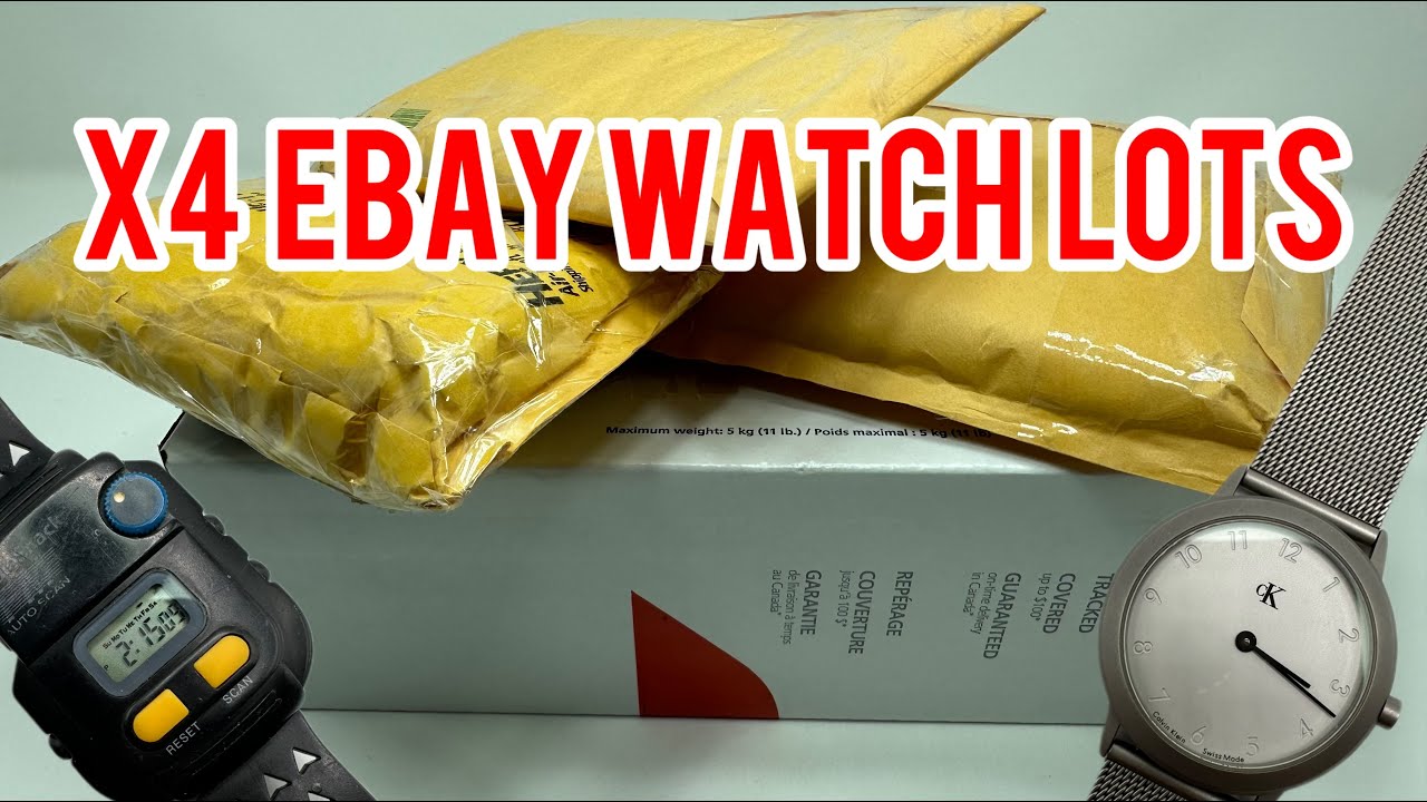 I bought 4 mystery eBay vintage watch lots