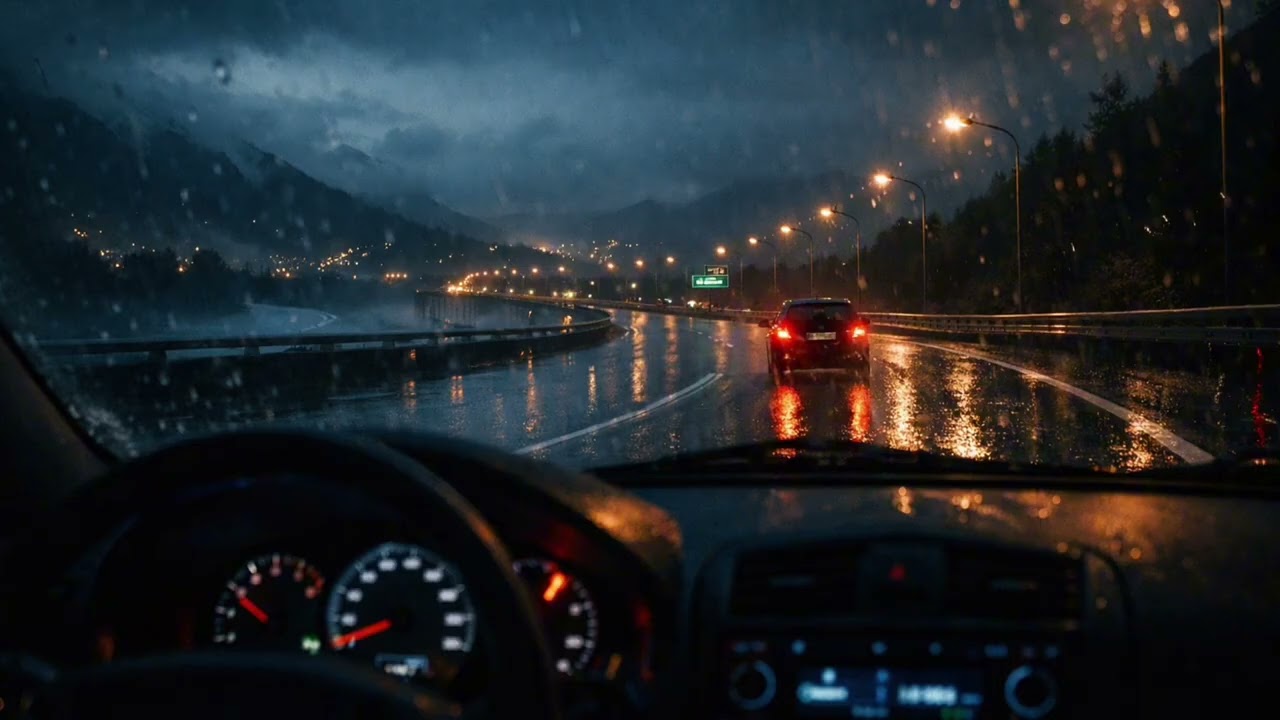 새벽비 드라이브 🌧️ 감성 BGM | Rainy Night Drive
