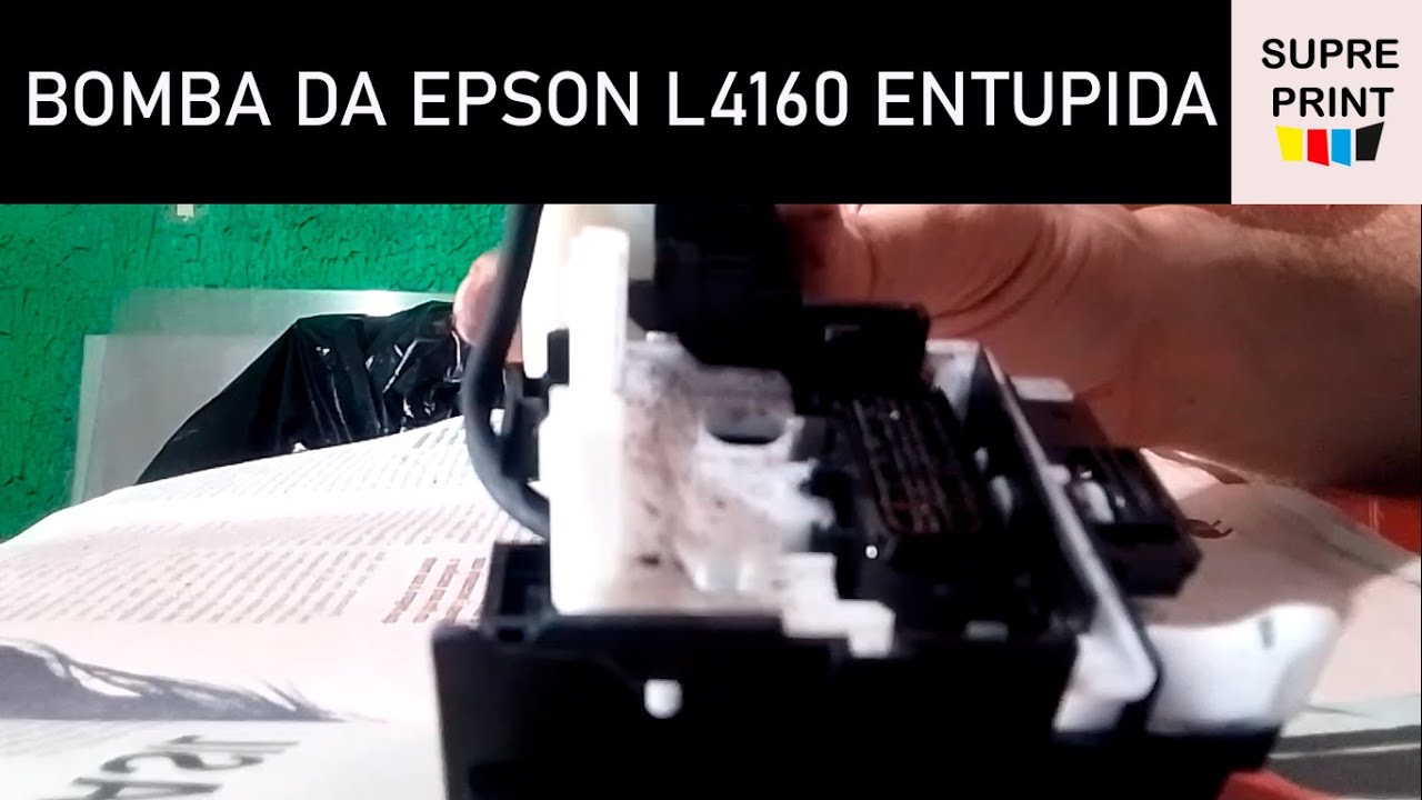 BOMBA DA EPSON L4160 ENTUPIDA