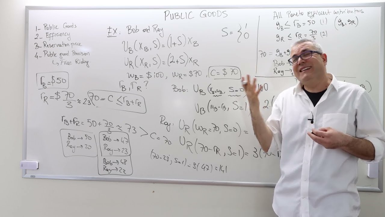 (IME2) Chapter 10 - Video 5: A Numerical Example for Public Goods.
