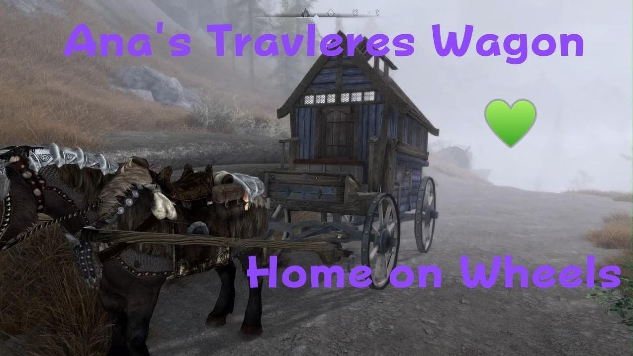 🎮 Ana's Travleres Wagon Mod PS5 / Showcase 🎮 #Modded #Skyrim #ps5gaming 