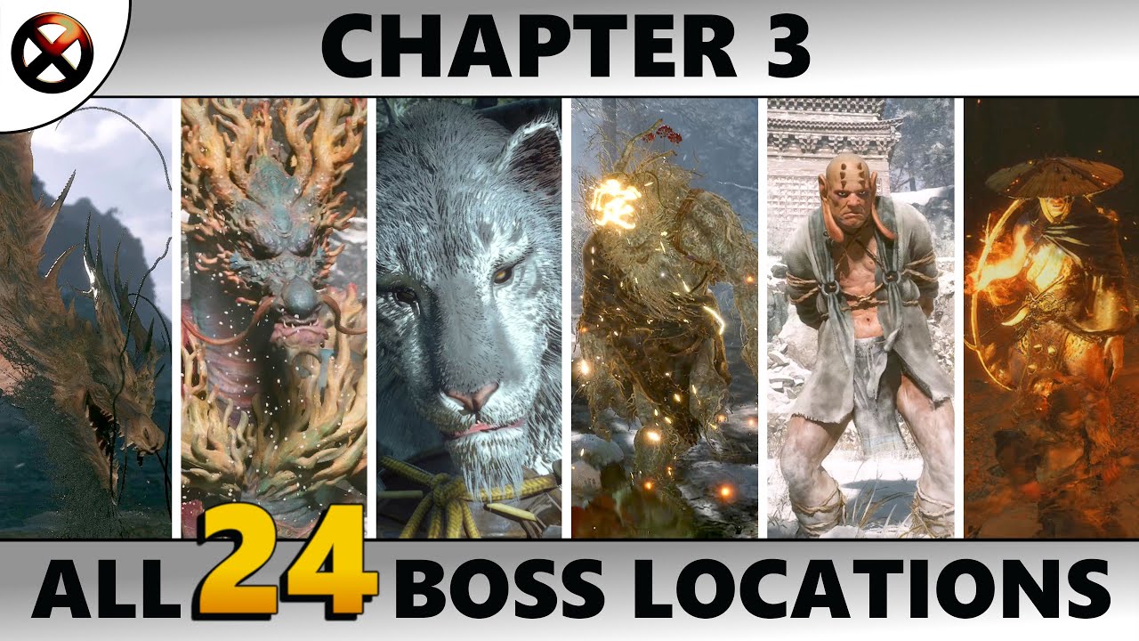 BLACK MYTH WUKONG All Boss Locations (CHAPTER 3) All Hidden, Optional, Secret Bosses