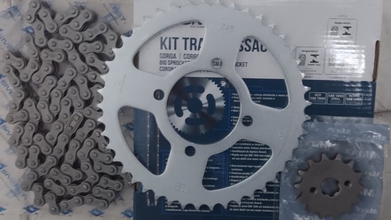 Qual kit relação podemos adaptar na Dafra Zig 50cc