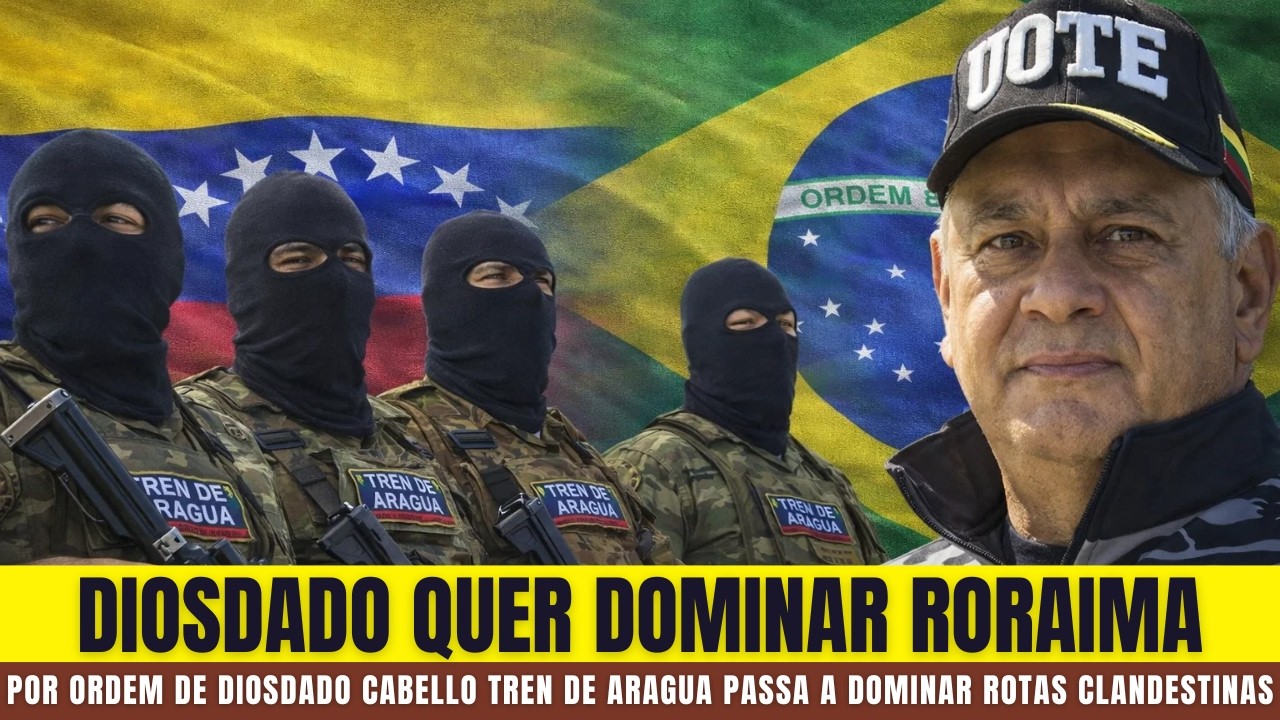 ALERTA NA FRONTEIRA: Diosdado Cabello Tenta Dominar Rotas do Brasil