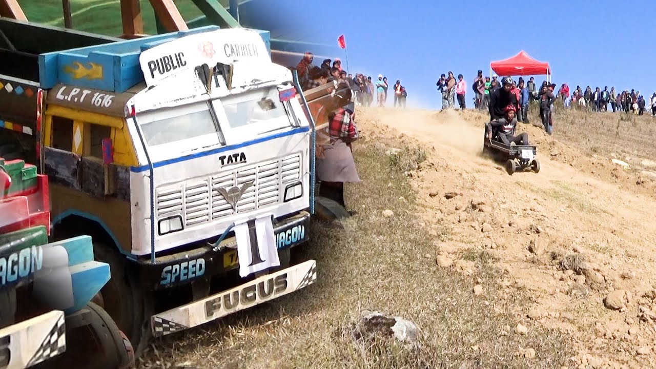 SHONGSHIT KA JINGÏAKOP PYNHER KALI CART RACE NE BALL BEARING HA KHARANG