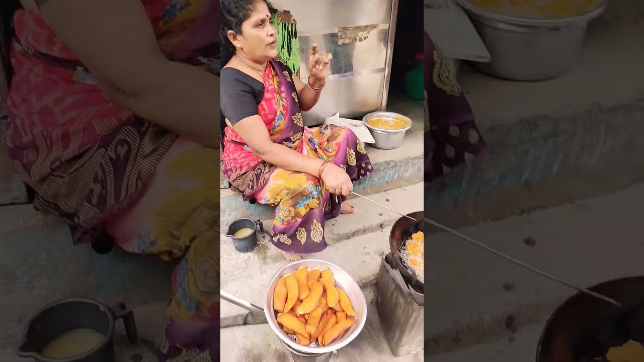Indian pakora and begani