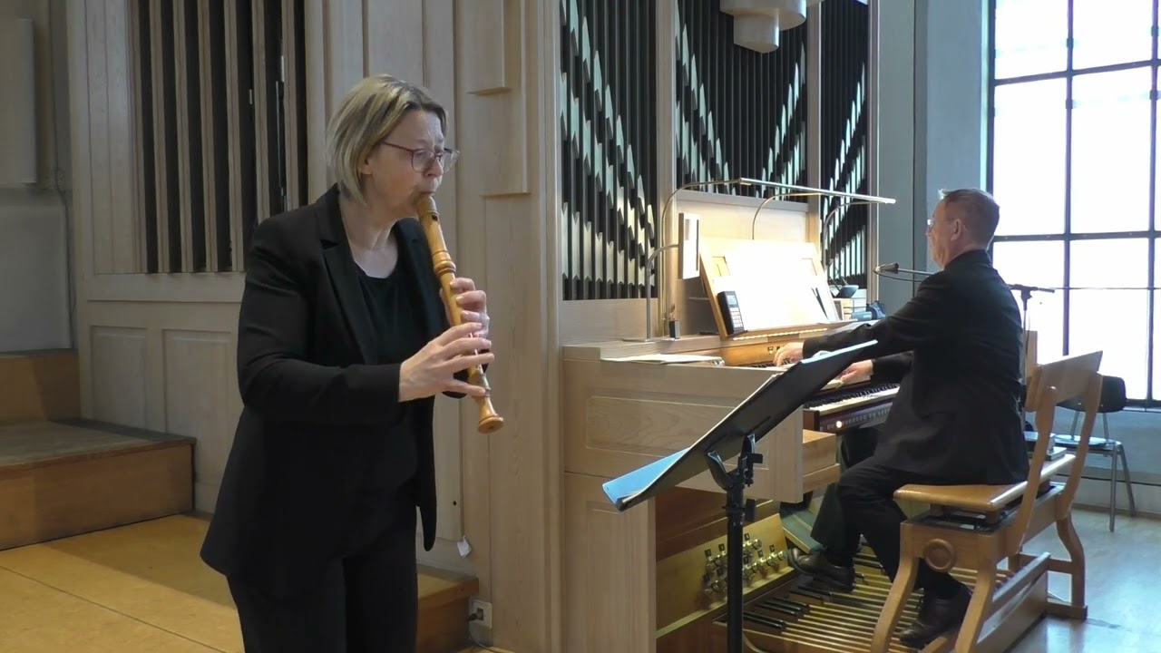 Blockflöte und Orgel