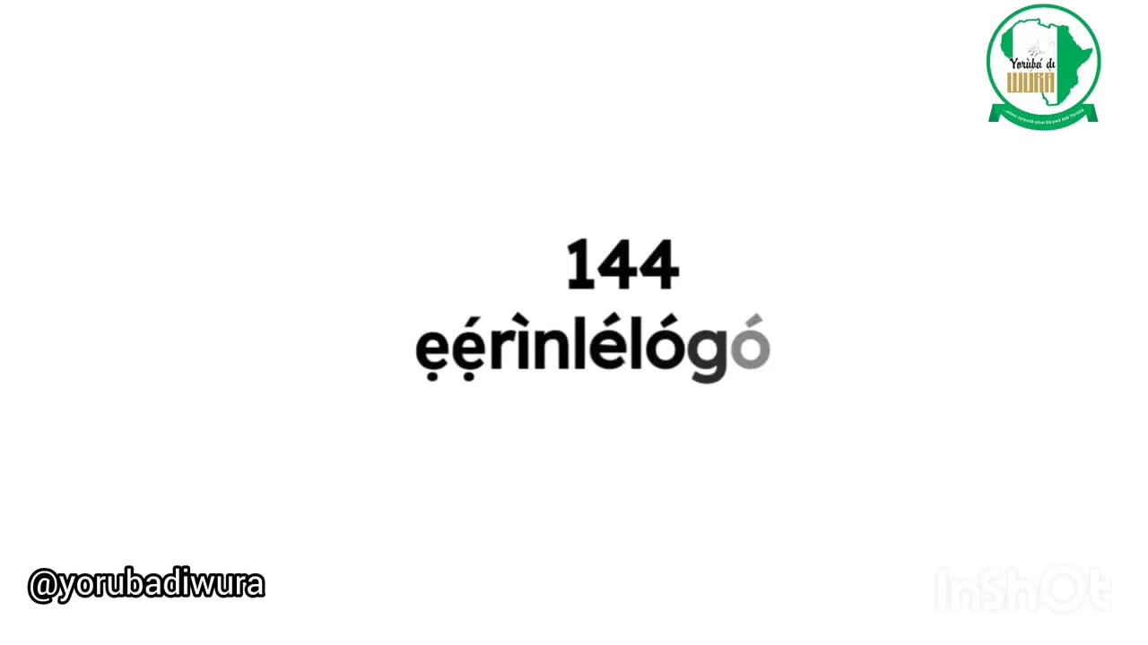 Onka Yoruba 101 - 200 | Yoruba Numbers