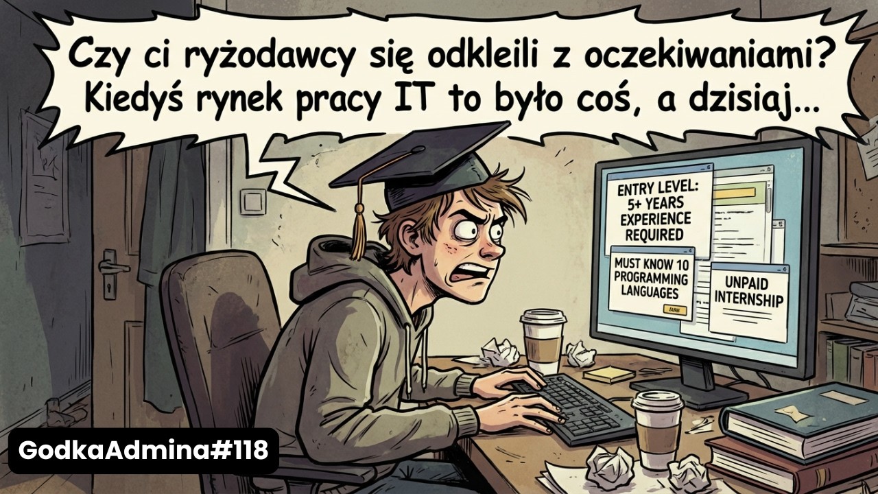 GodkaAdmina#118 Rynek pracy IT kiedyś a dziś. Czy ryżodawcy się odkleili z oczekiwaniami?