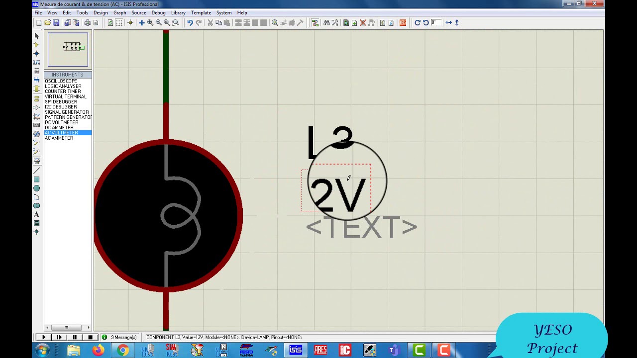 Mesure du courant & tension en courant alternatif