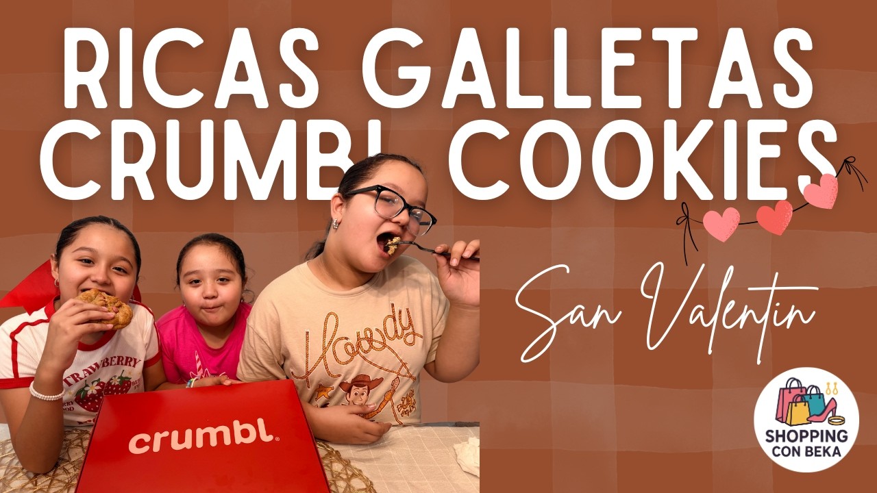 Probando la Galleta de CHOCOLATE DE DUBAI de Crumbl 🍫| Especial San Valentín ❤️