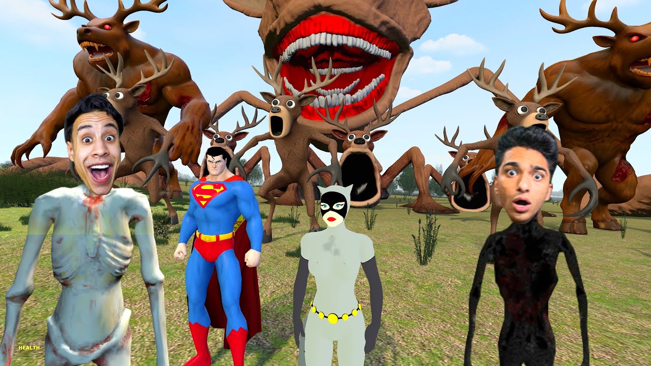 تخيل نفسك تذهب في مغامره الي غابه الغزاله صاحبه لعبه 99 ليله في الغابه وتصتاد زعيمها😱 | Garry's Mod