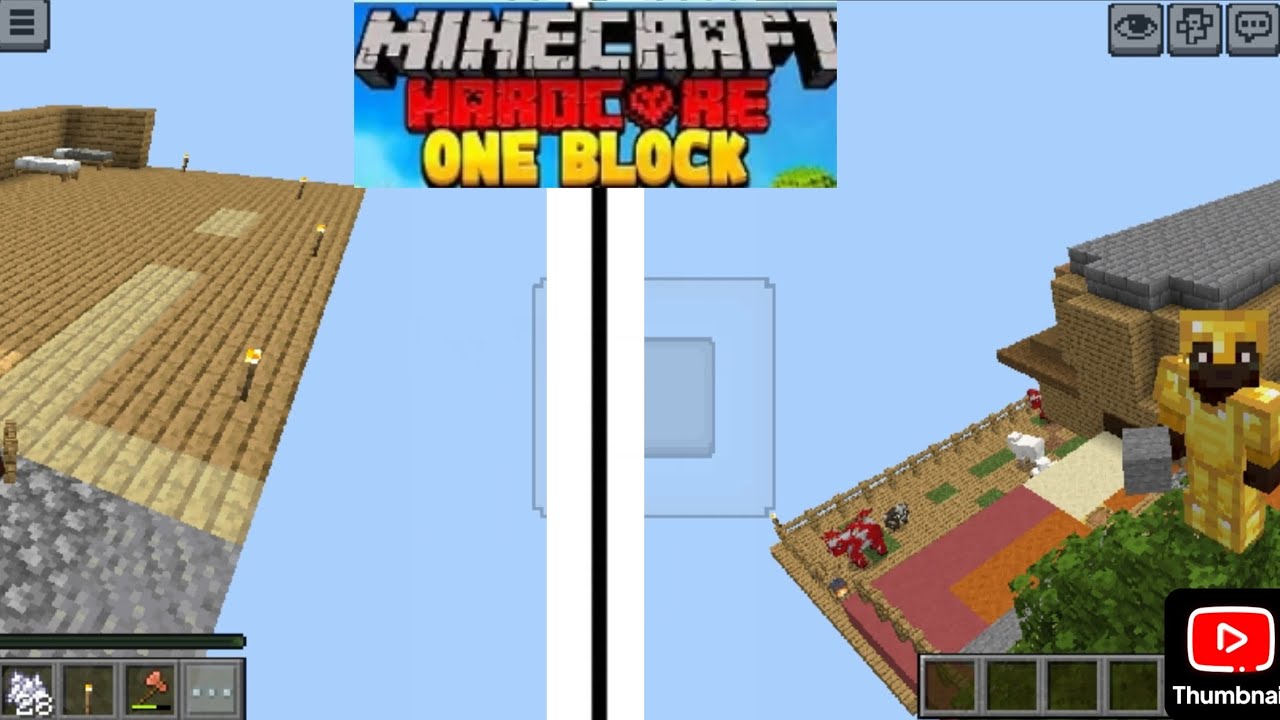PART 3 OF. ONE BLOCK IN MINECRAFT 