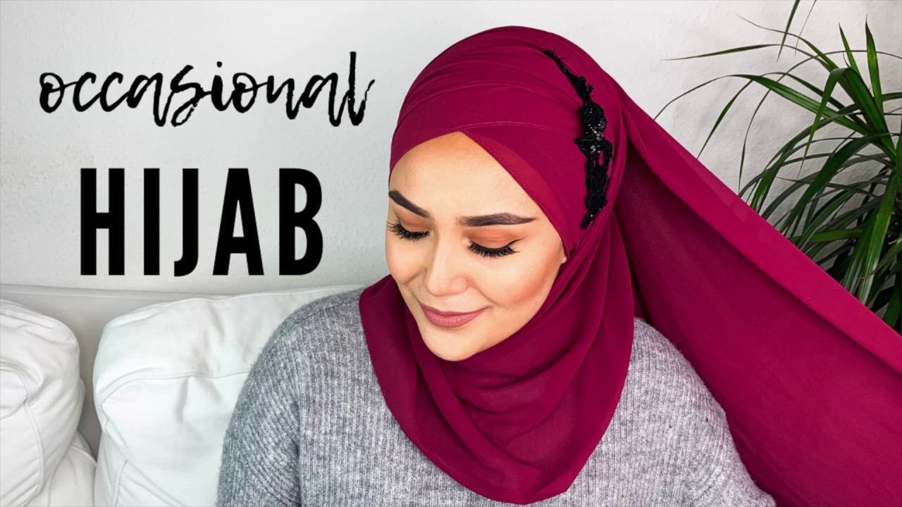 Occasional Hijab I Özel gün icin türban sal bağlama  modeli