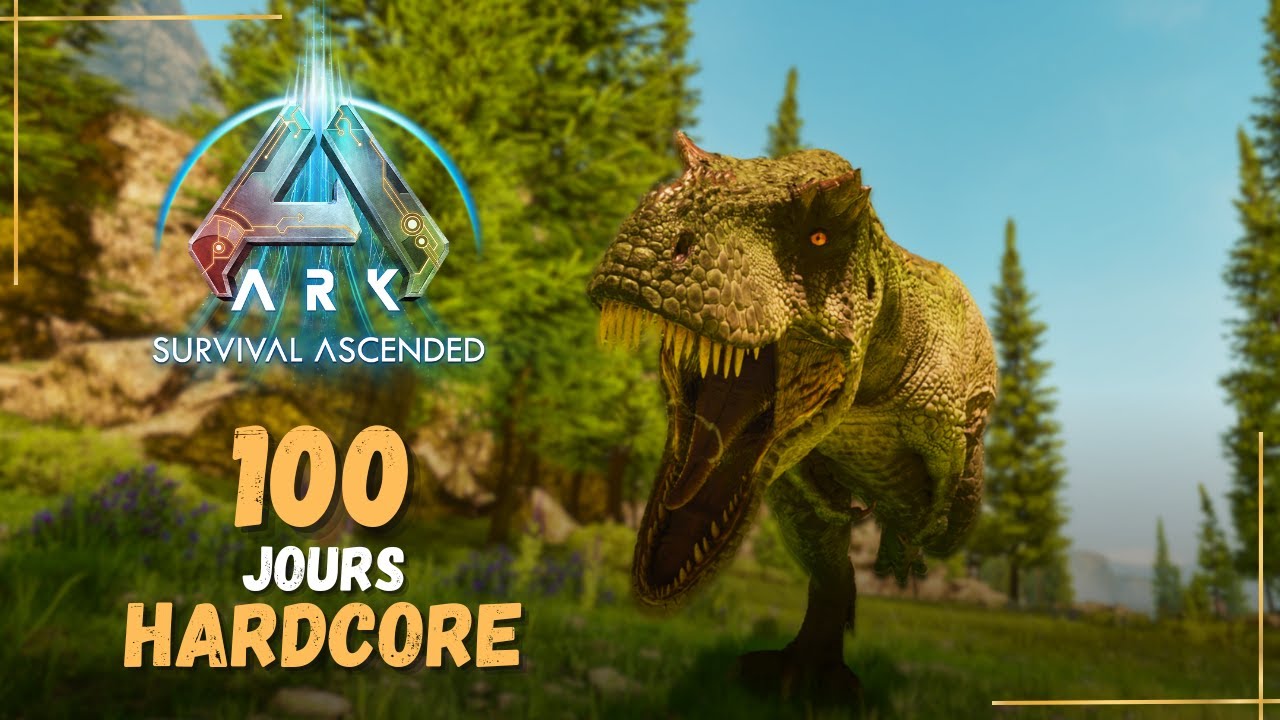 Nouvelle AVENTURE - Je SURVIE 100 JOURS en HARDCORE sur ARK ascended! /#1