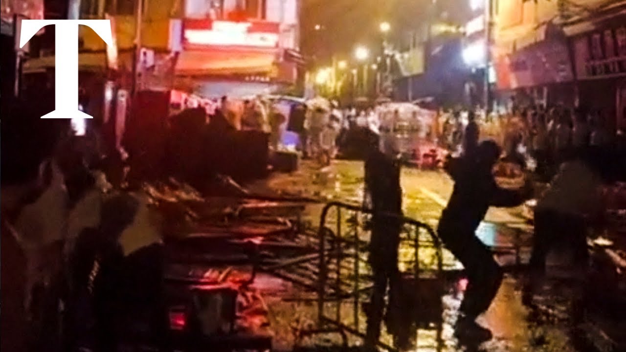Protesters clash with Chinese police as lockdown continues in Guangzhou