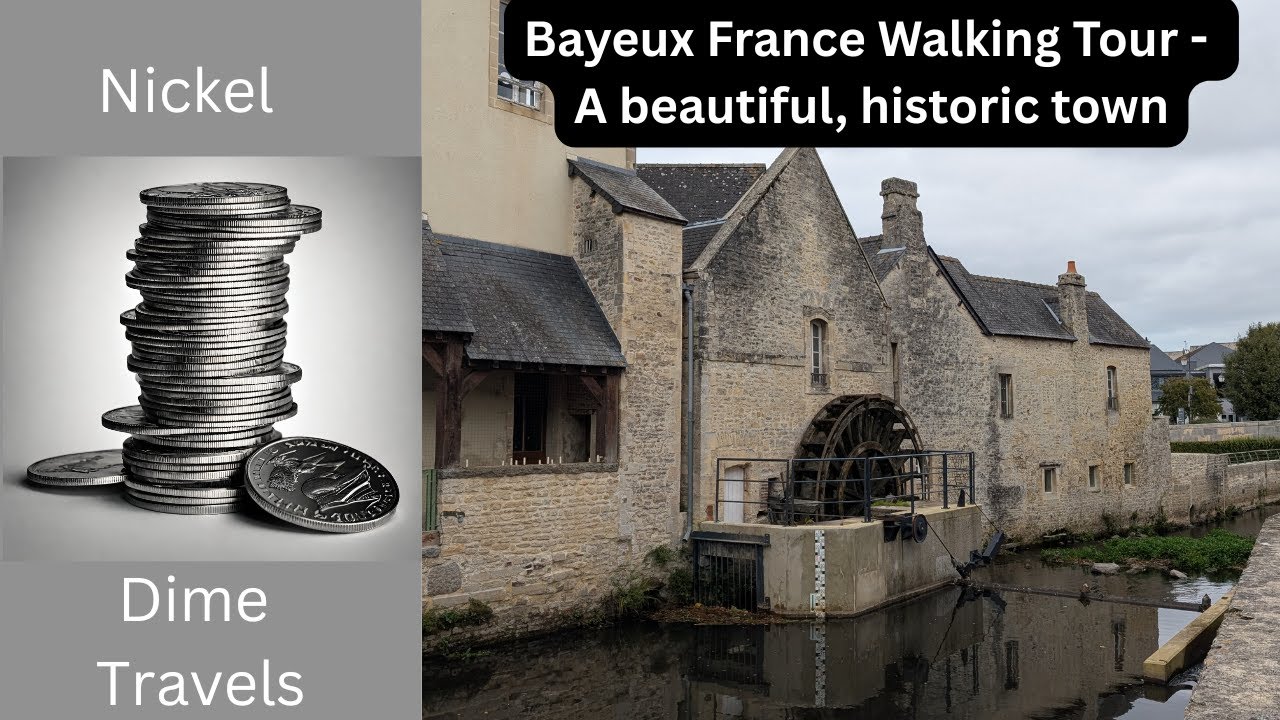 Walking the streets of Bayeux, France - a beautiful small town experience