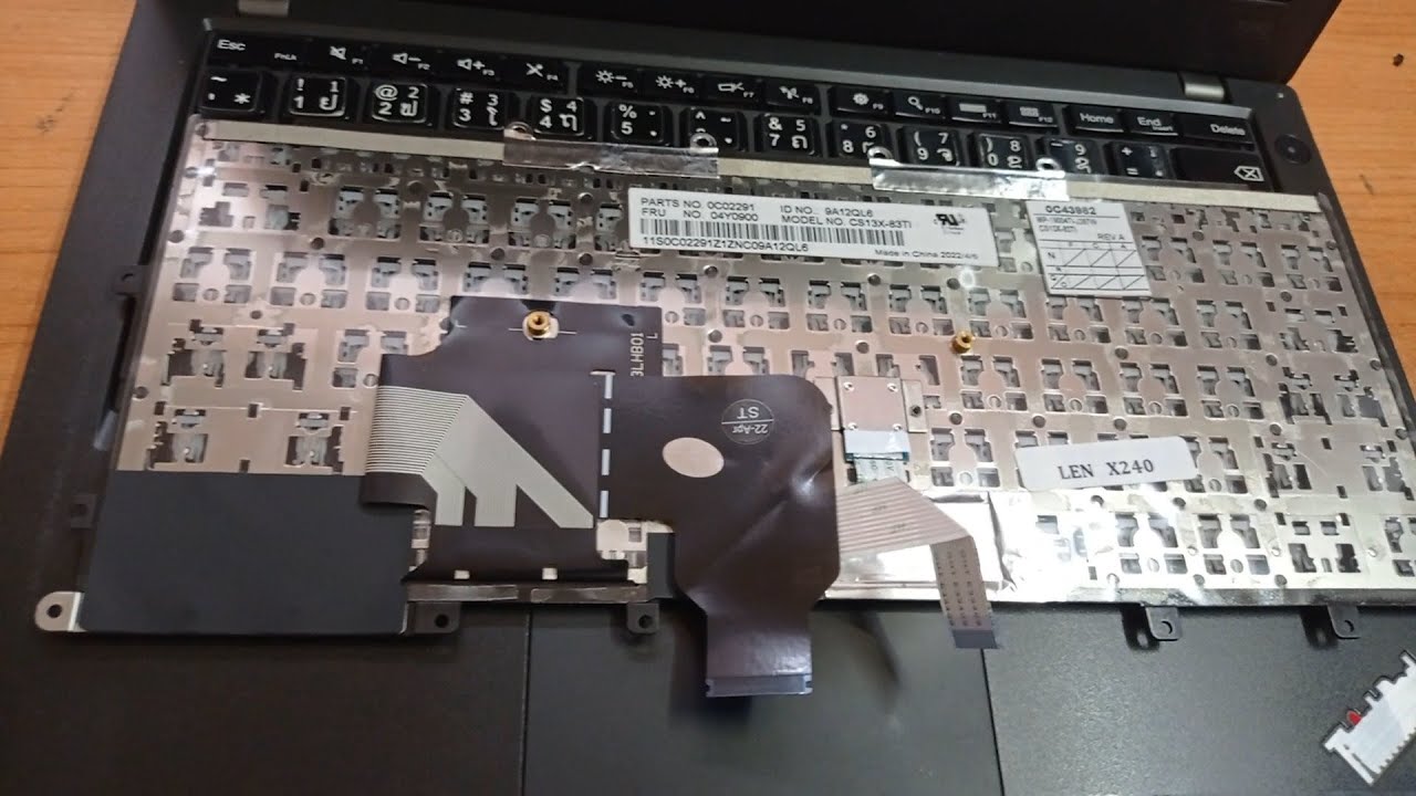 Lenovo Thinkpad x240 Keyboard replacement