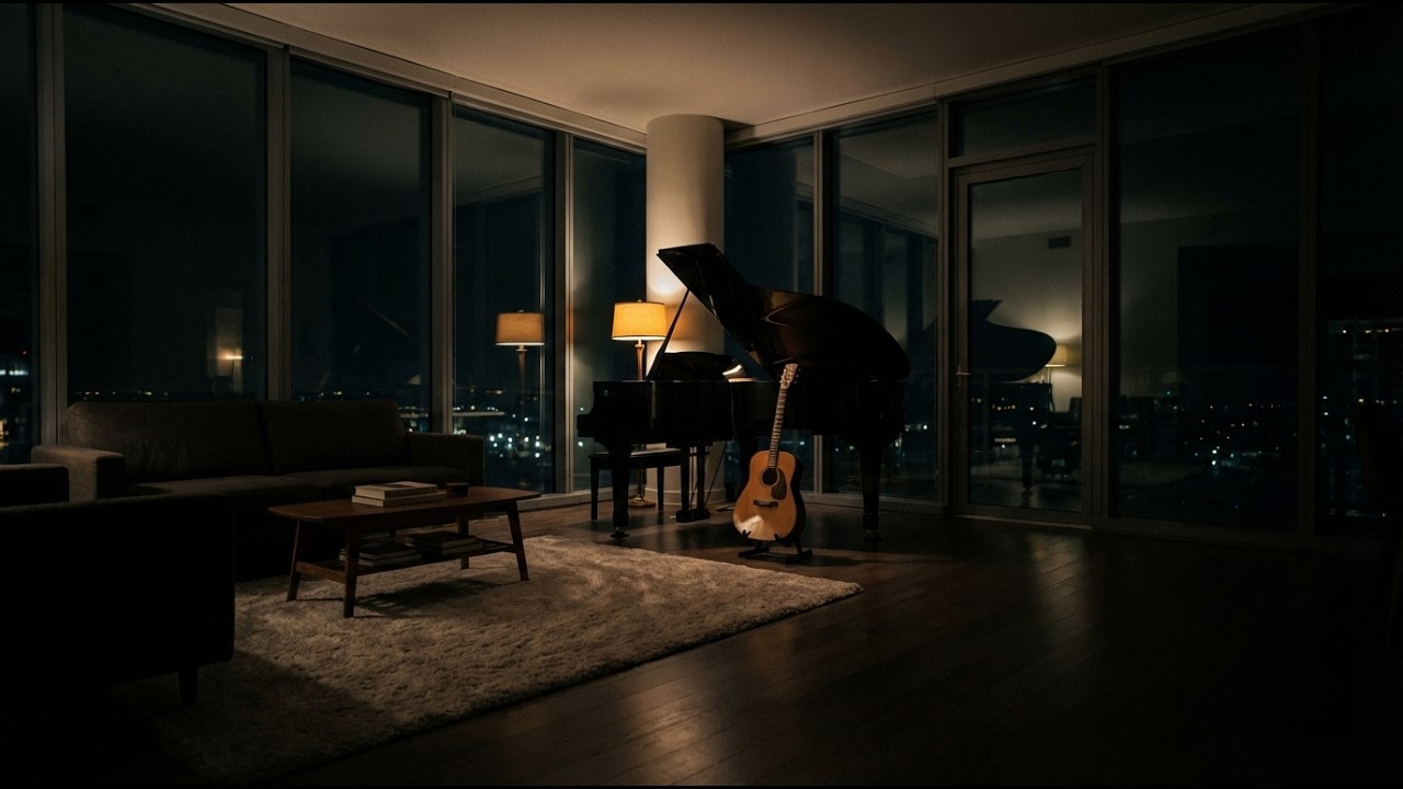 Deep Rest Tonight 🌙 Ambient Smooth Jazz 90s Piano & Guitar – Relaxing Sleep Music for Peaceful Night