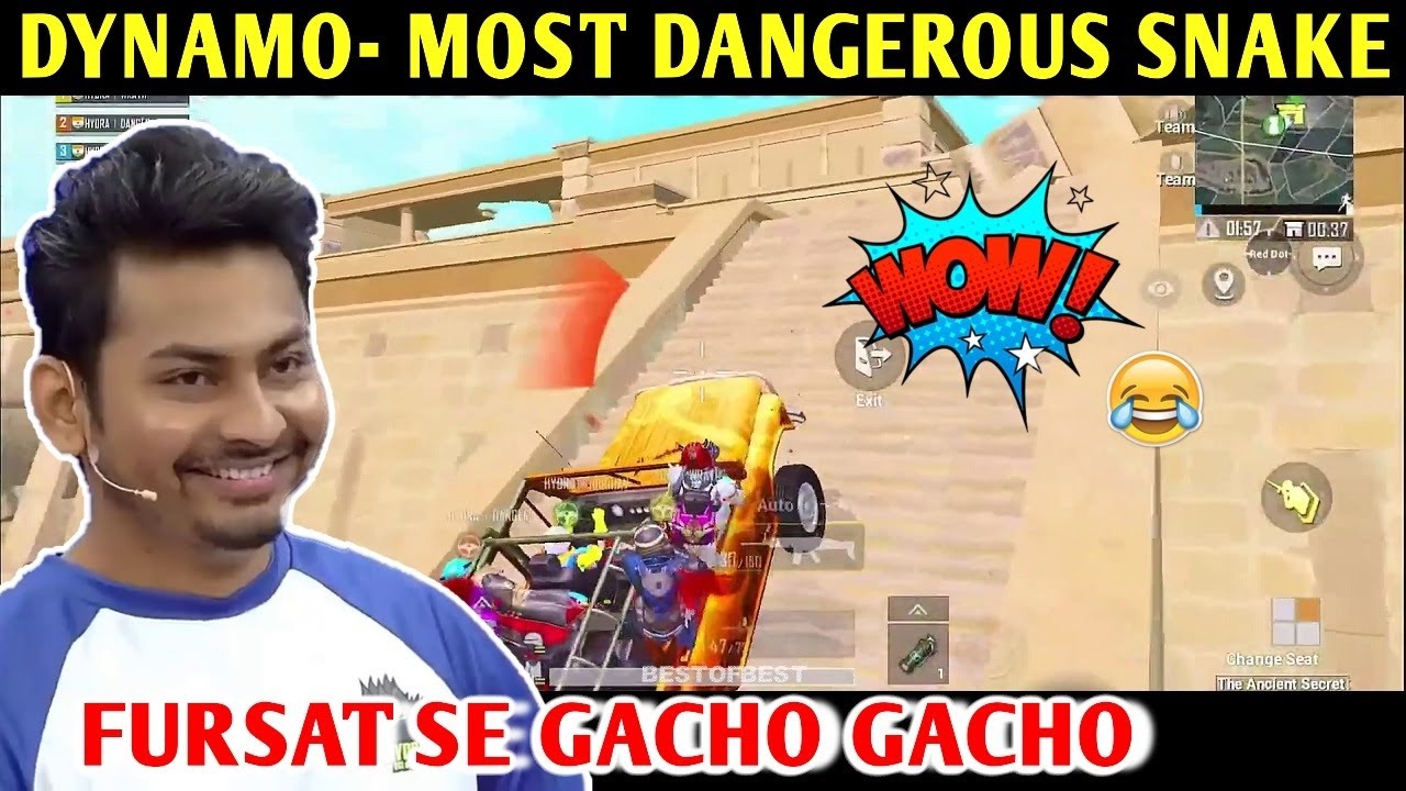 DYNAMO AND THE MOST DANGEROUS SNAKE | PUBG MOBILE | BEST OF BEST