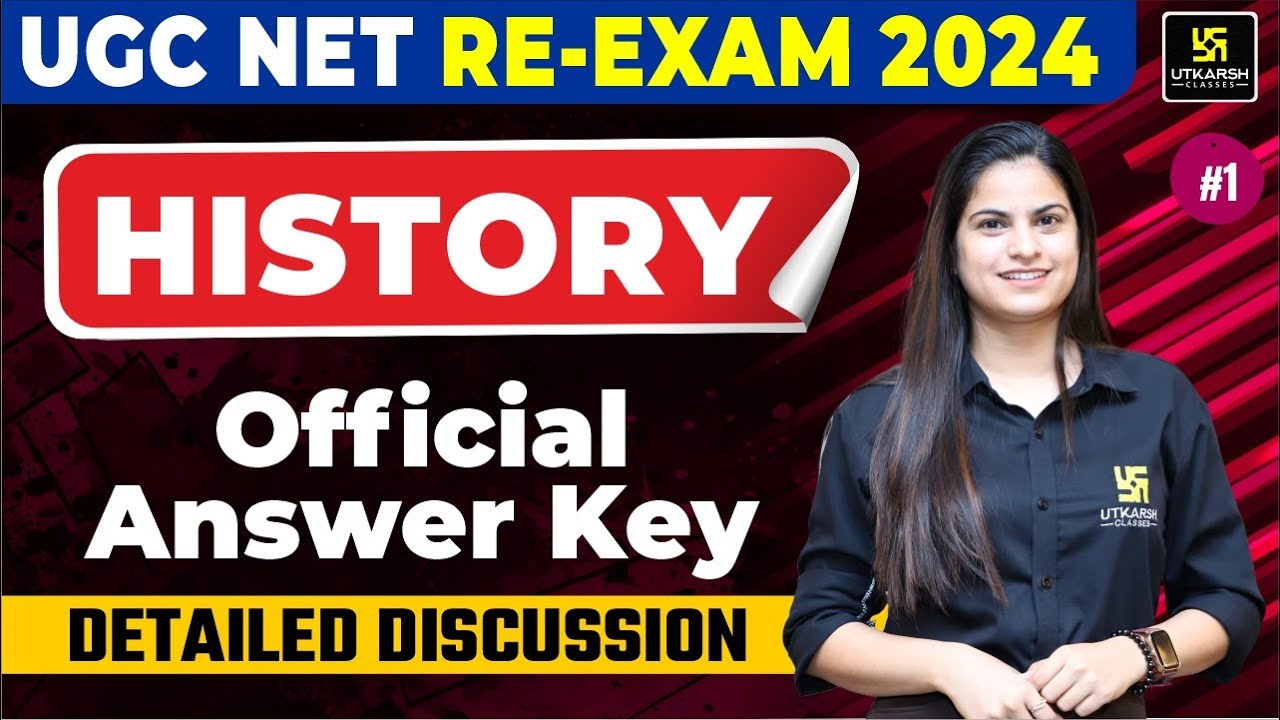 UGC NET Answer Key 2024 History | UGC NET Answer Key 2024 Detailed Discussion #1 | Monali Ma'am